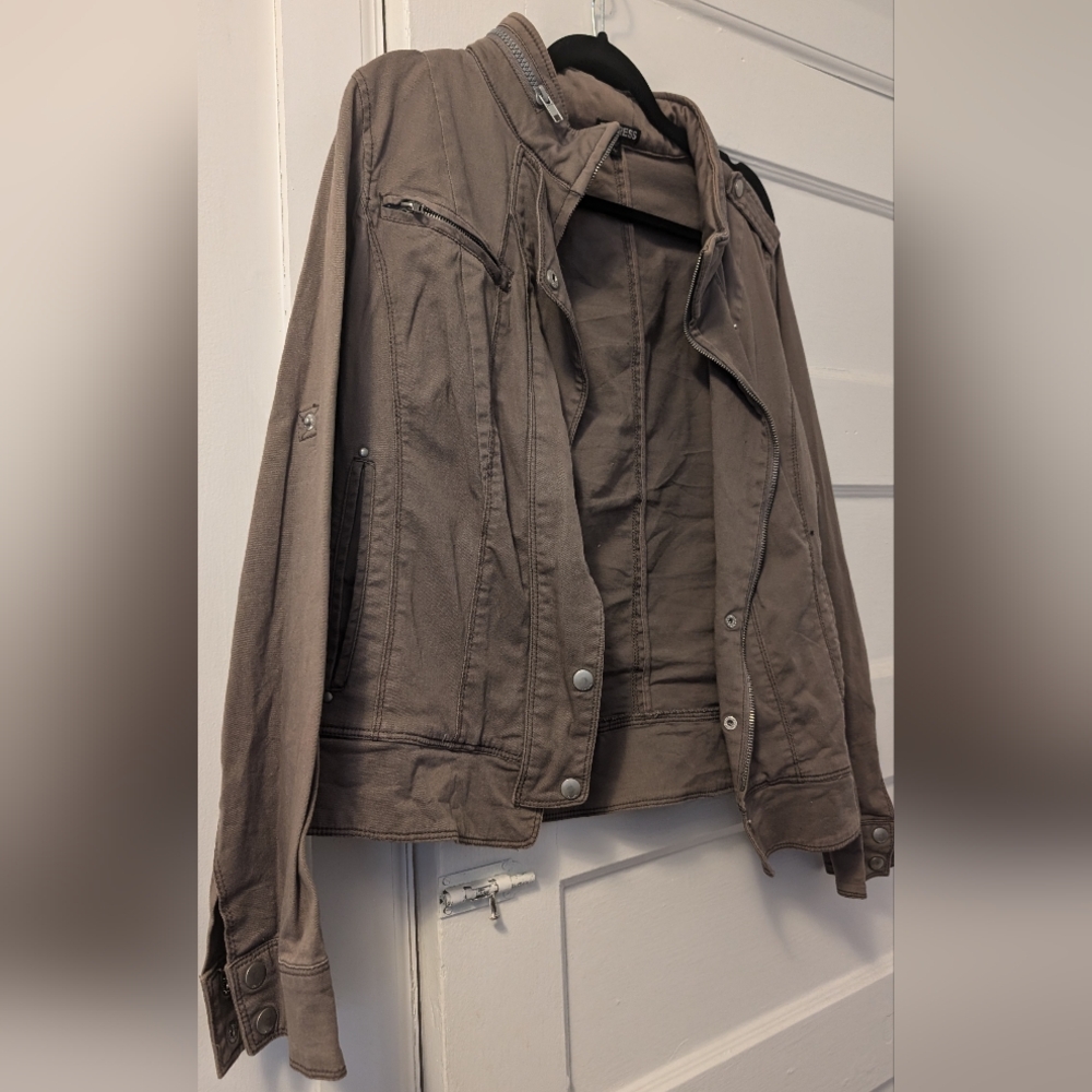 Express Jacket Brown/Taupe Sz L